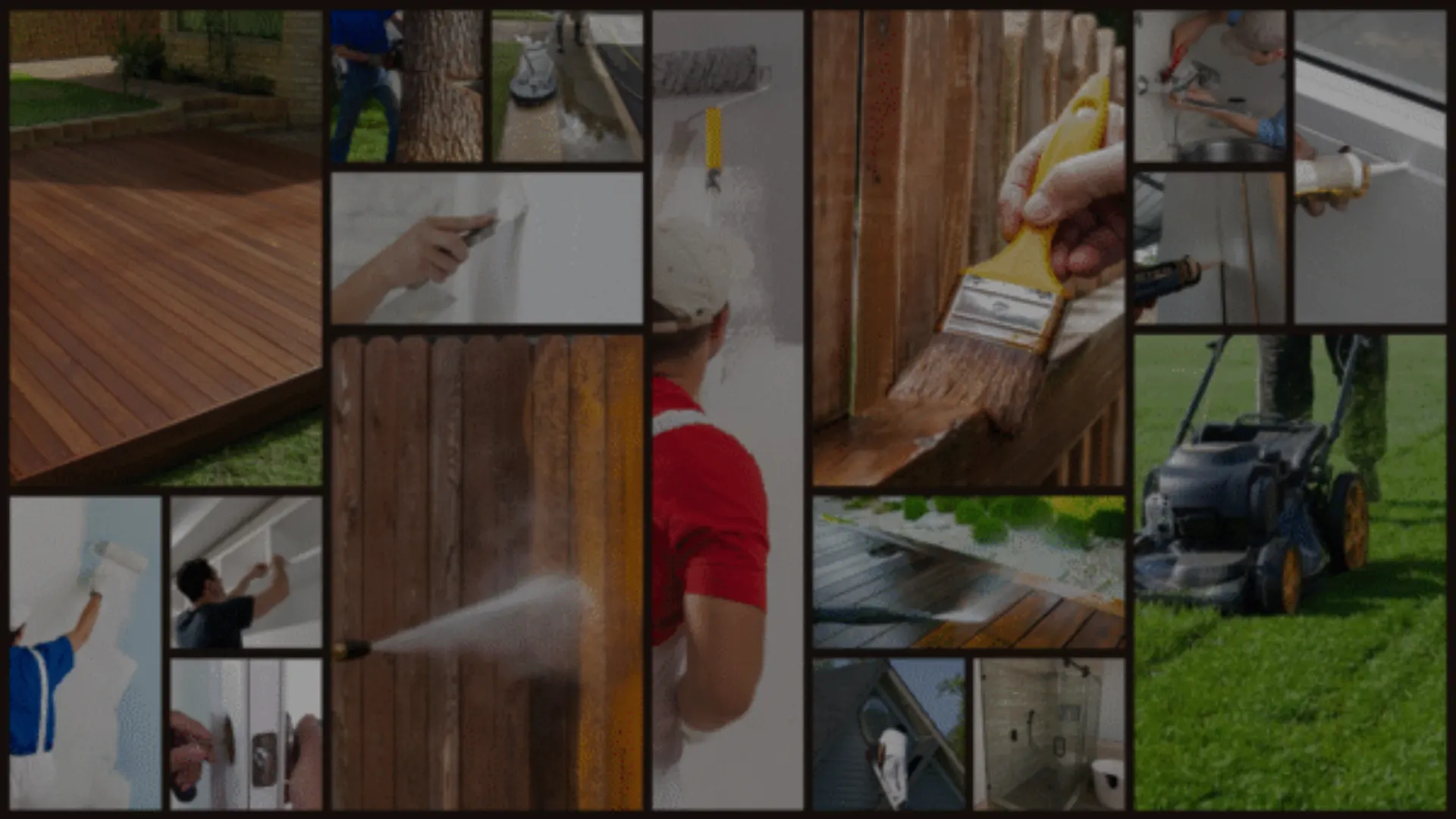 Outdoor deck cleaning and finishing project